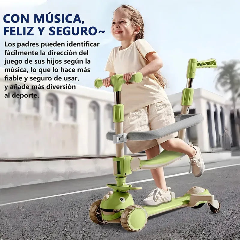 Scooter 6 en 1 Dino