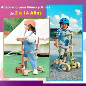 Scooter 6 en 1 Dino
