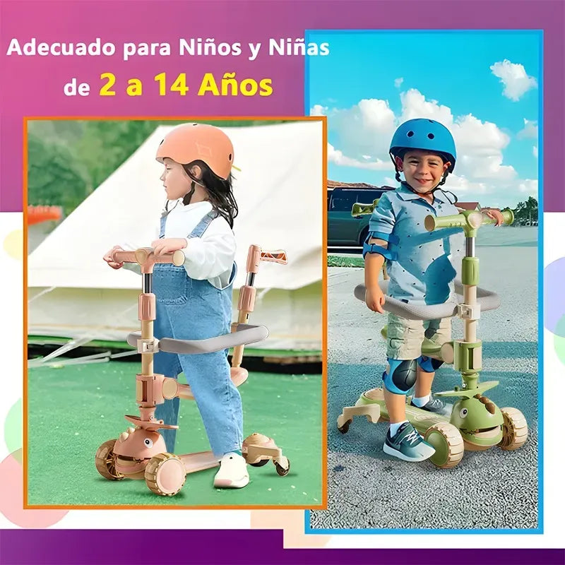 Scooter 6 en 1 Dino