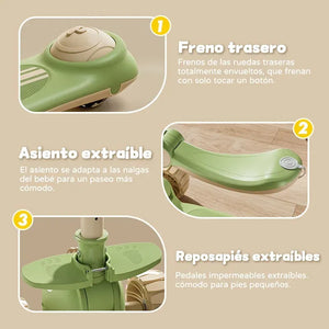 Scooter 6 en 1 Dino
