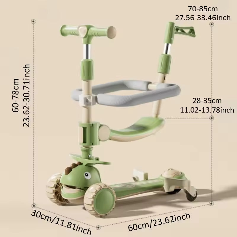Scooter 6 en 1 Dino