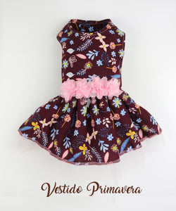 Vestido Primavera Vino